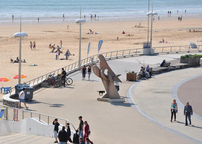 Bel Appartement T3 Pres De La Plage Avec Garage Prive - Fr-1-323-414 * 생장드몽